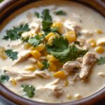 Creamy Crockpot White Chicken Chili