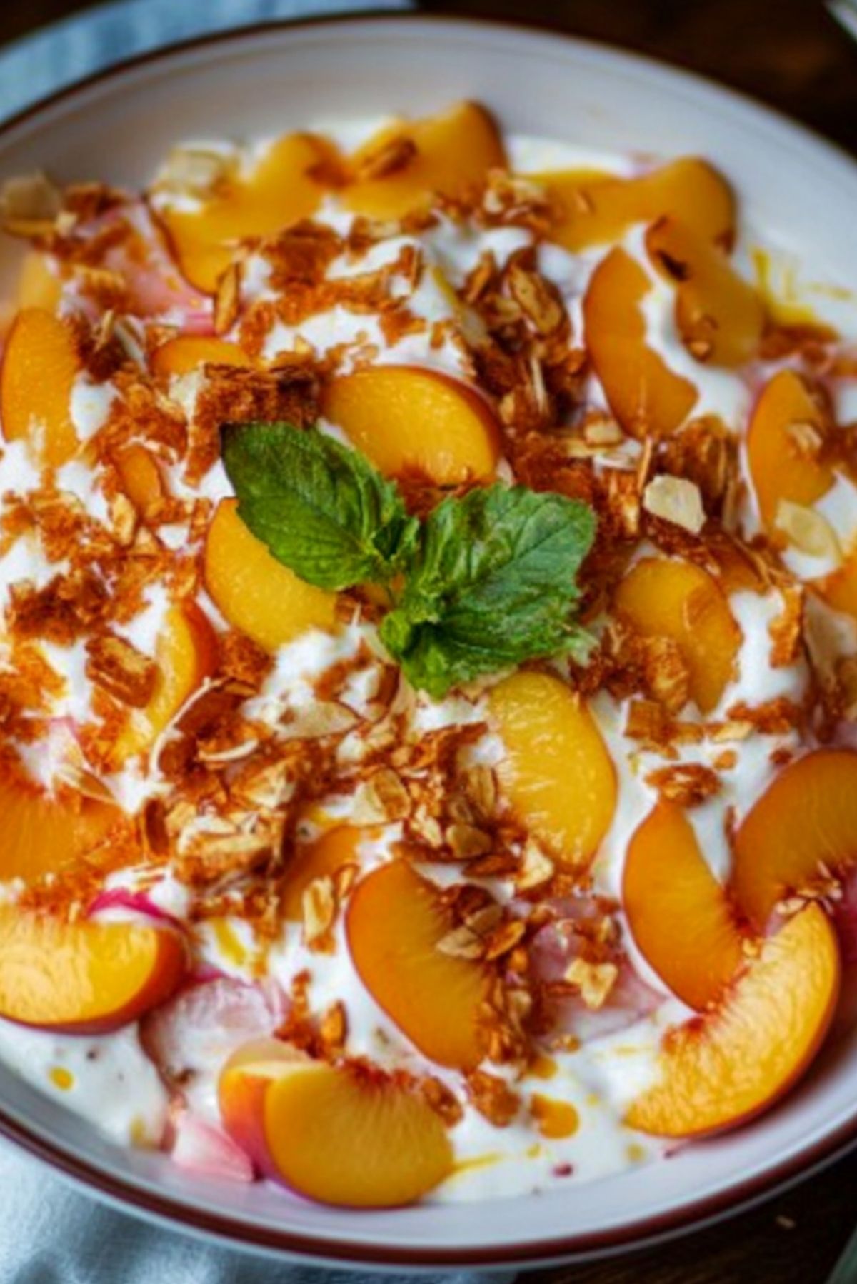 Millionaire Peach Salad