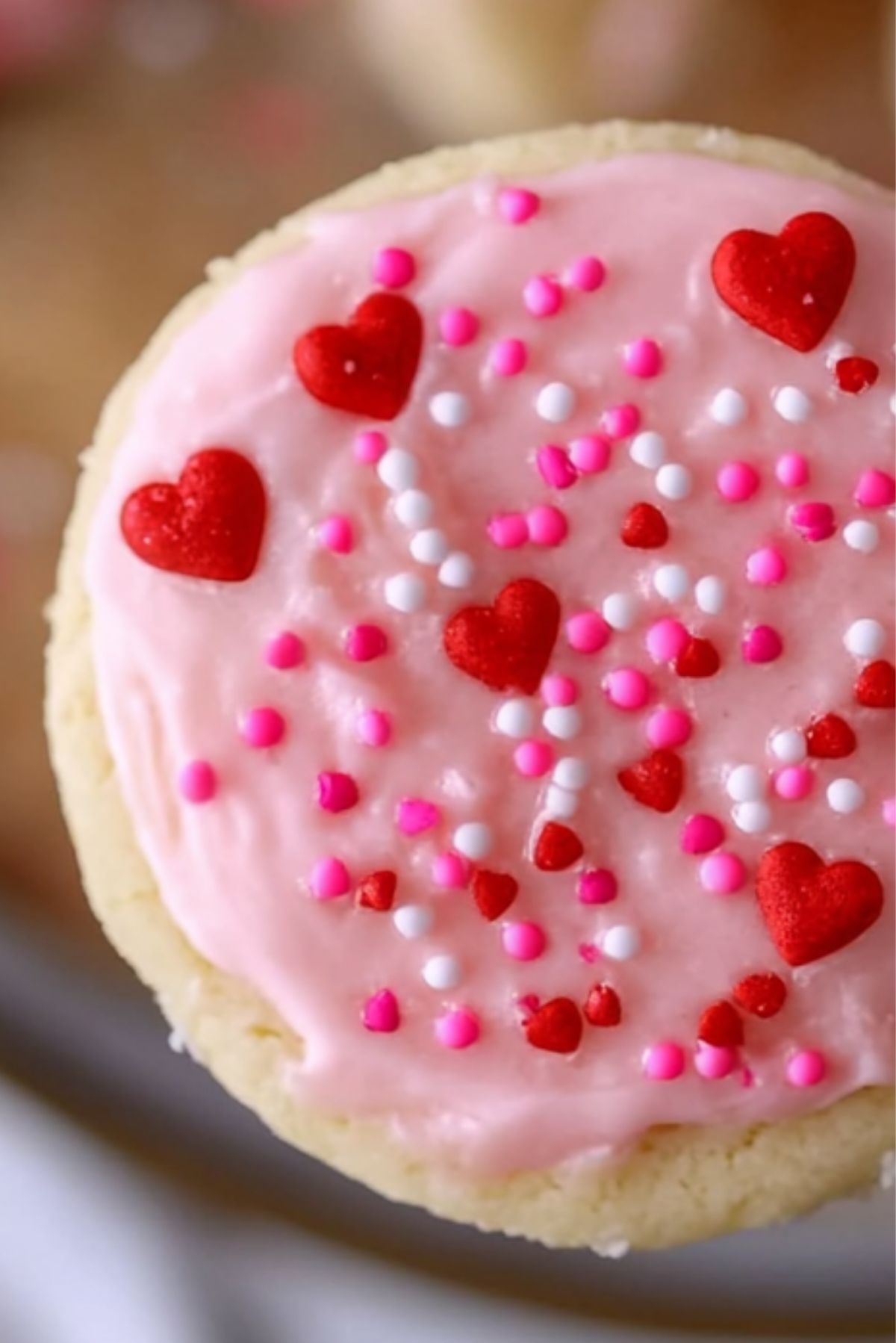 The Best Valentine's Day Frosted Sugar Cookies