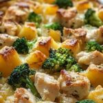 Baked Potato Chicken and Broccoli Casserole – Creamy, Cheesy, and So Satisfying