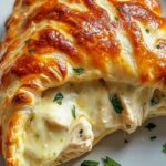 Chicken Alfredo Air Fryer Calzones: A Crispy, Cheesy Delight