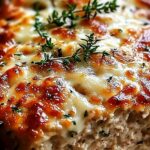 Melt-in-Your-Mouth Garlic Parmesan Chicken Meatloaf