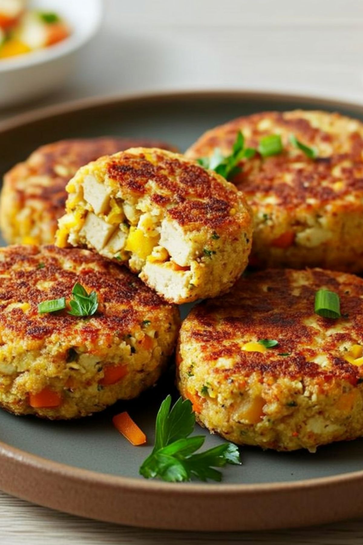 Tofu and Vegetable Patties