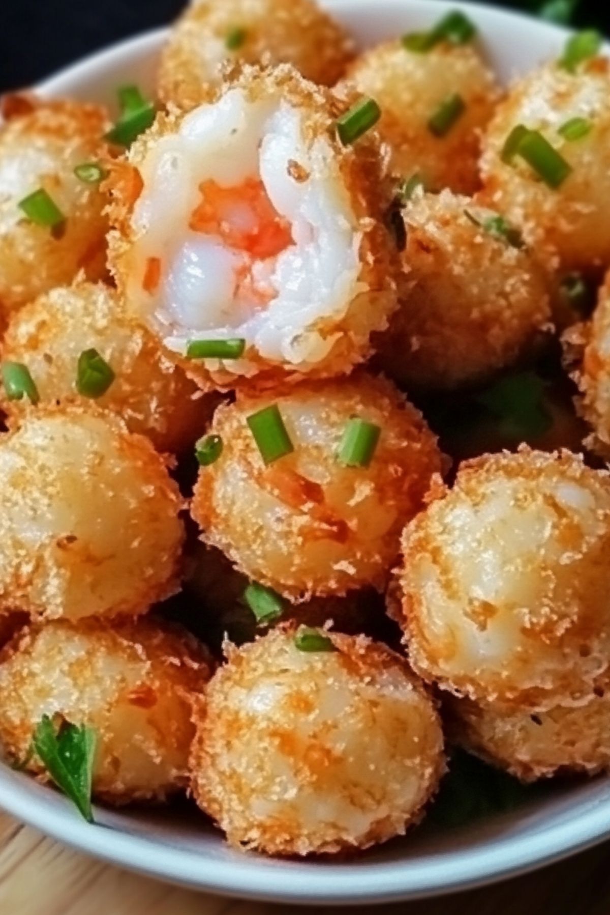 Crispy Shrimp Balls with Sweet Chili Sauce