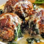 Spinach & Meatballs