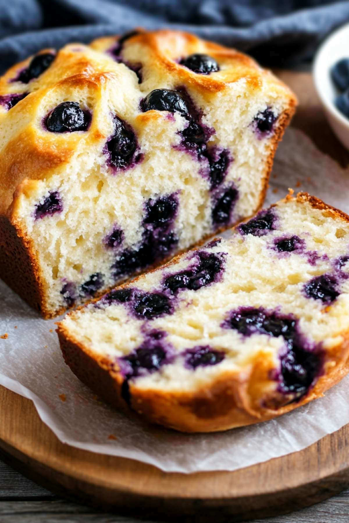 Blueberry Cream Cheese Bread – Soft, Sweet, and Irresistible