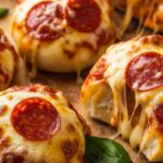 Cheesy Pepperoni Pizza Bombs