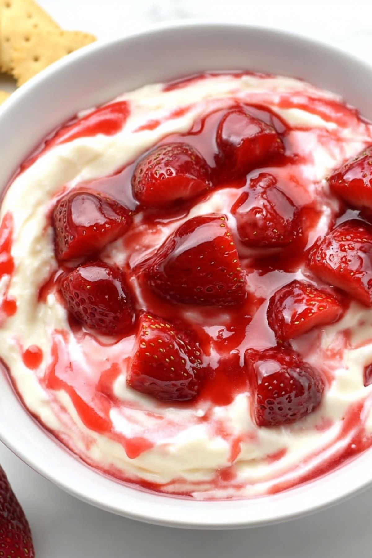 The Creamiest Strawberry Cheesecake Dip You’ll Ever Taste