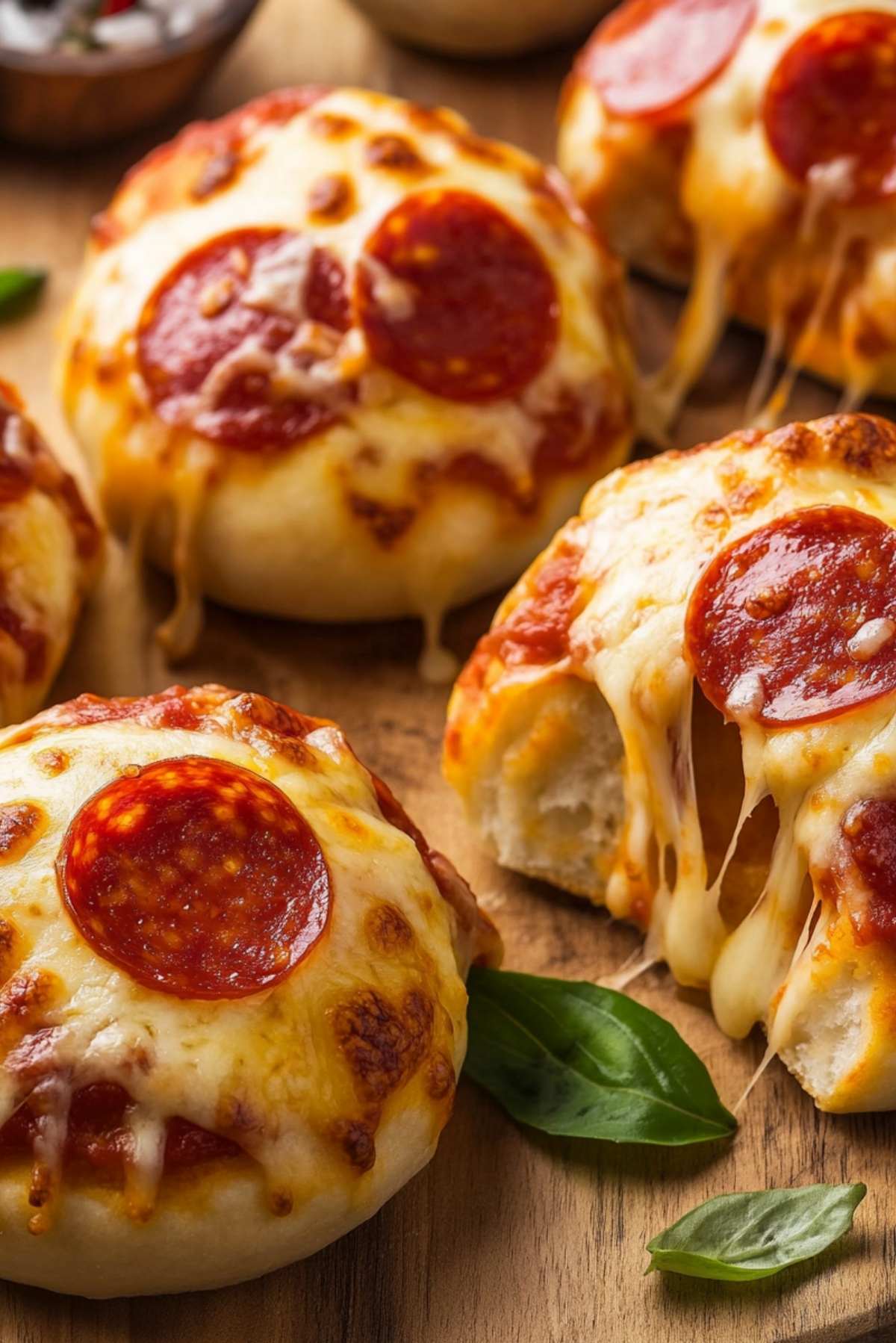 Cheesy Pepperoni Pizza Bombs