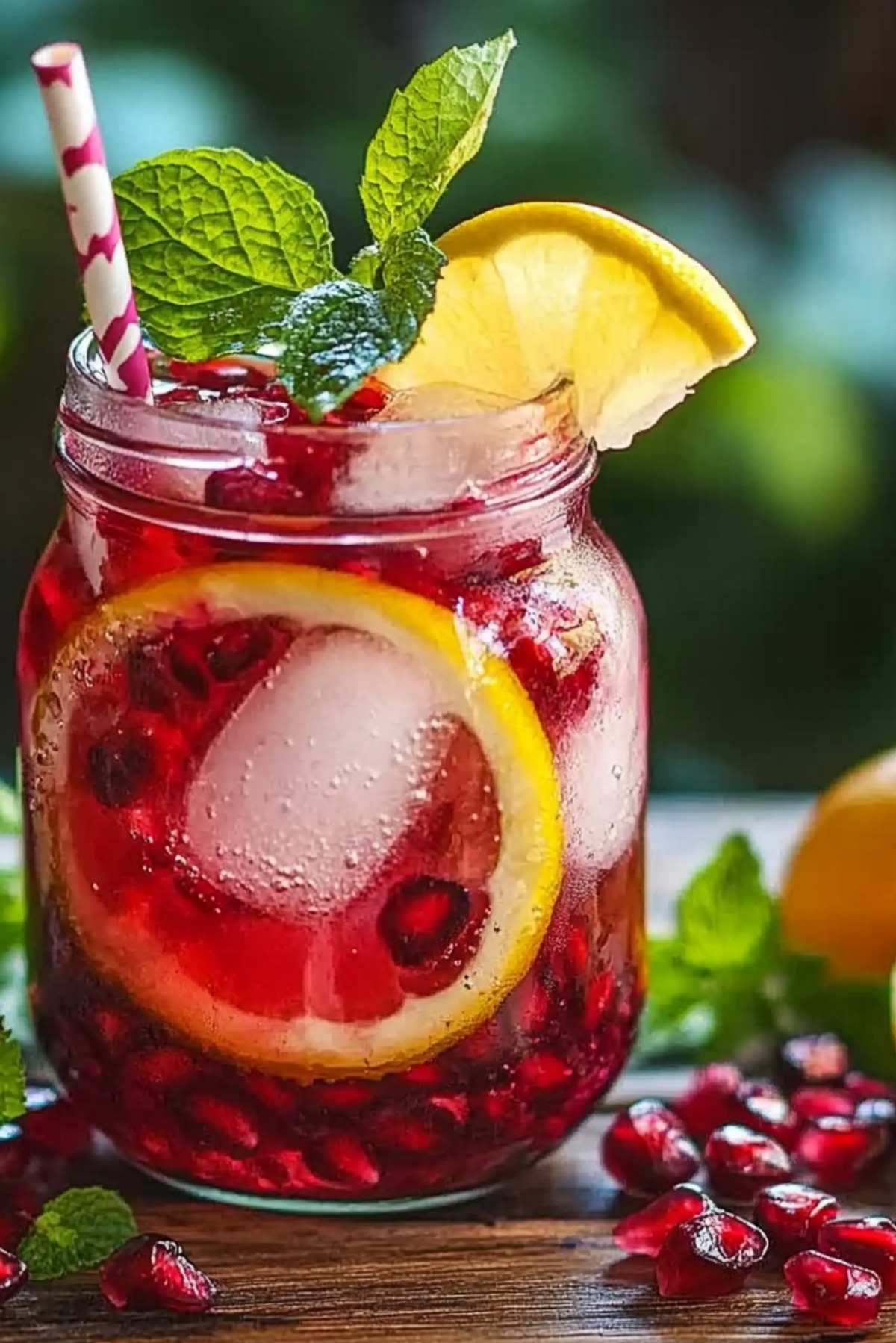 Refresh Your Summer with Iced Pomegranate White Tea