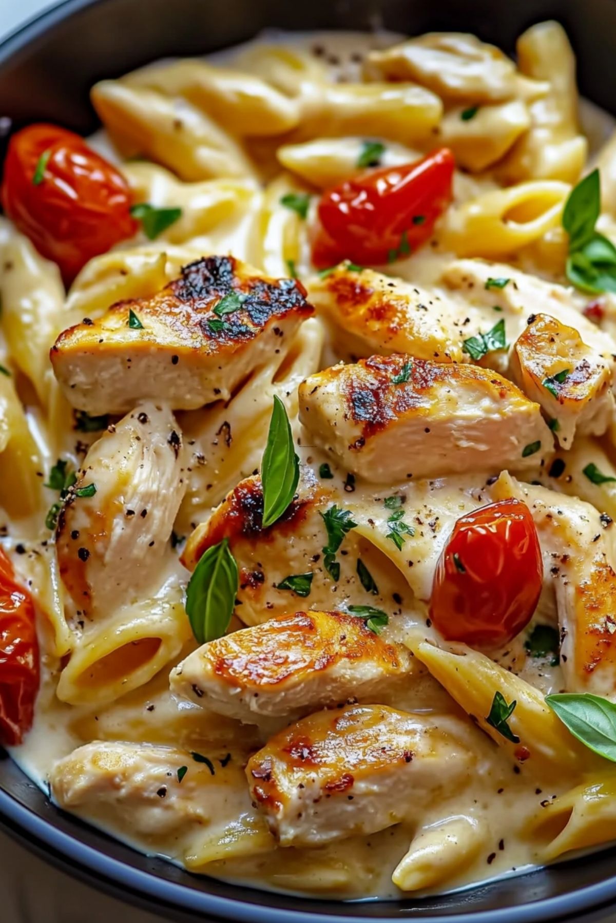 Dreamy Chicken Pasta in a Creamy Italian Sauce