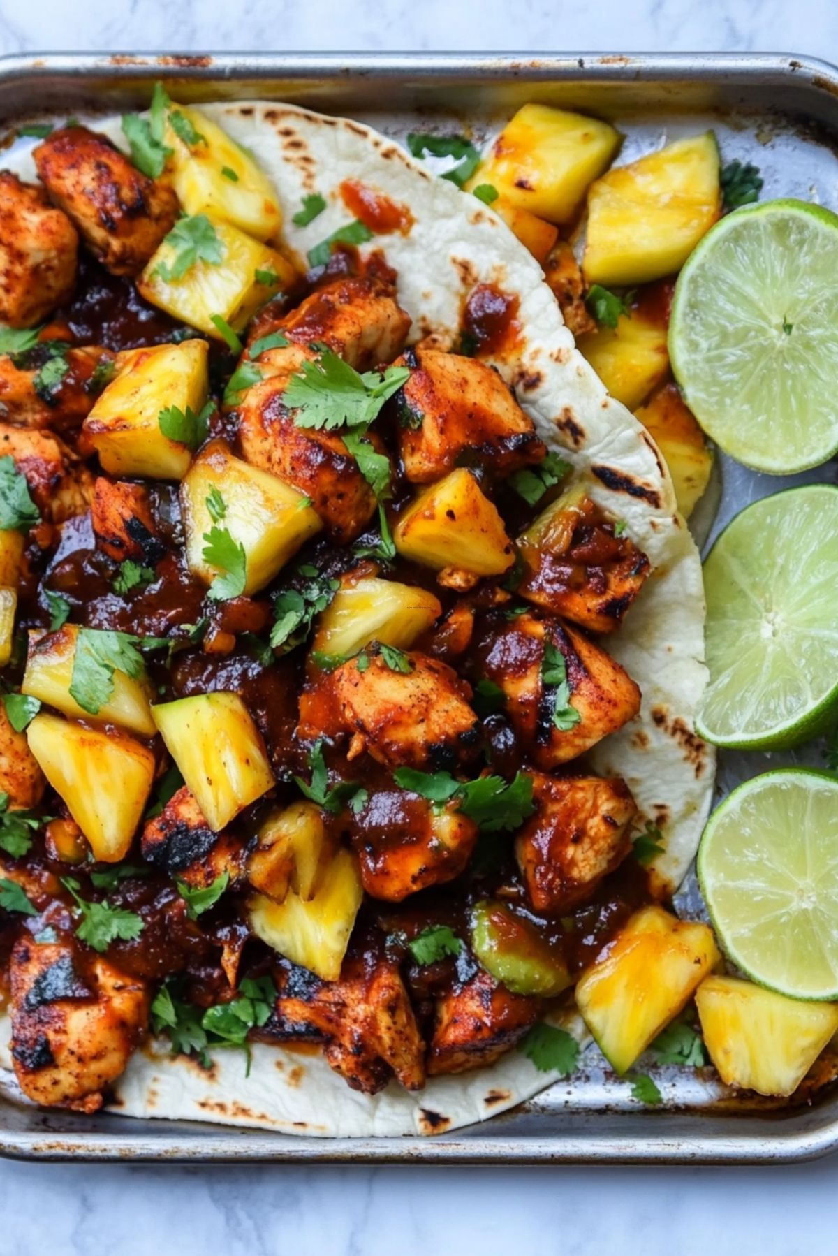 Sheet Pan Chicken, Chipotle & Pineapple Tacos: A Flavor-Packed Dinner