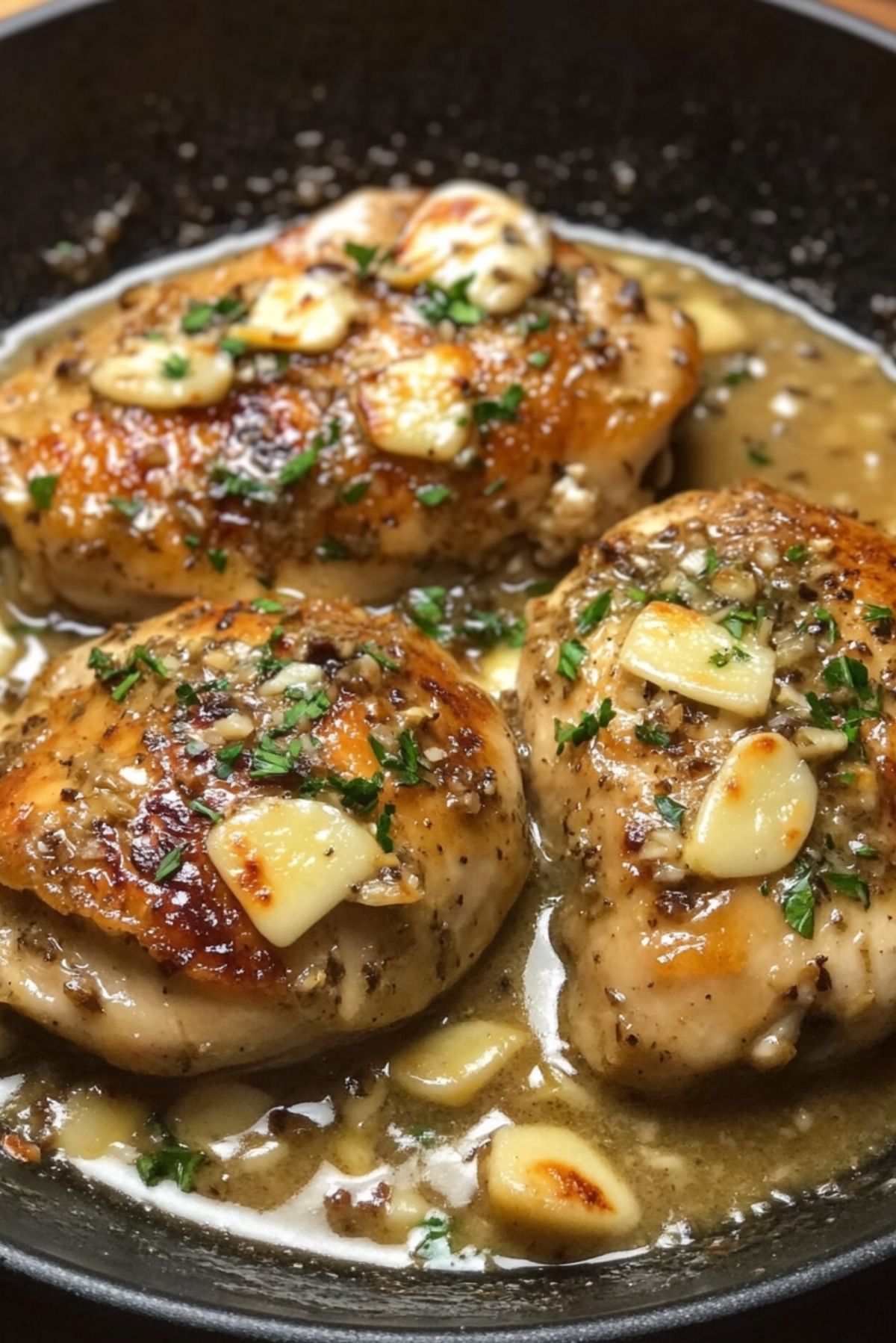 Rustic Roasted Garlic Chicken with Asiago Gravy