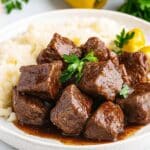 Slow Cooker Mississippi Steak Bites – Tender, Buttery, and Full of Flavor