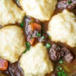 Slow Cooker Beef Stew and Dumplings: A Cozy Comfort Meal