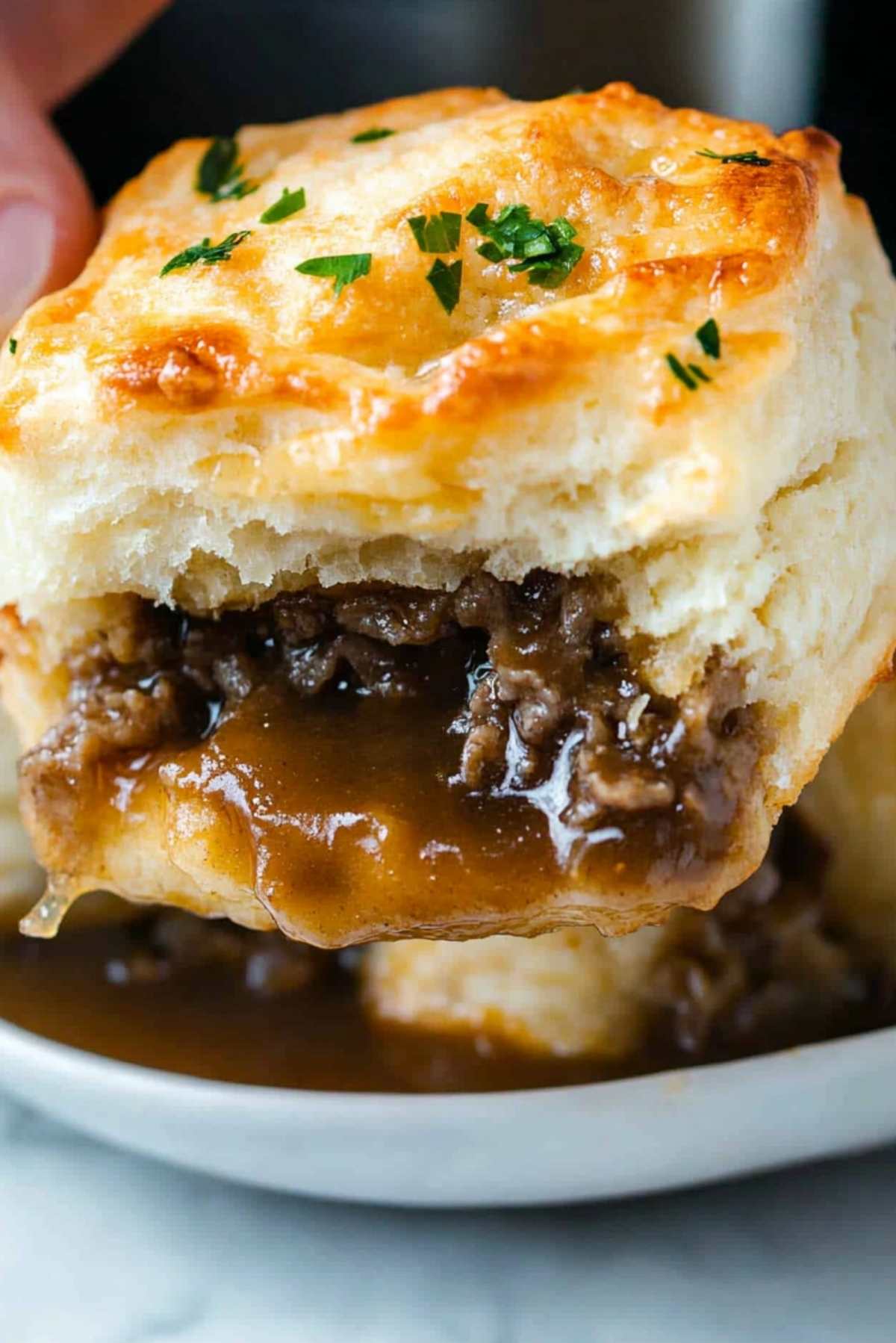 French Dip Biscuit Bake