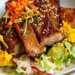 Korean Pork Belly with Sumi Salad