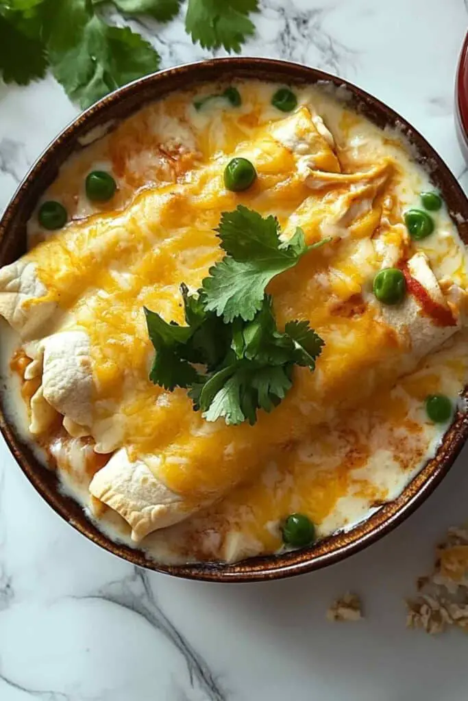 Chicken Enchiladas with Cream of Chicken Soup 4 Chicken Enchiladas with Cream of Chicken Soup