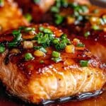 Easy Crispy Honey Garlic Glazed Salmon Recipe