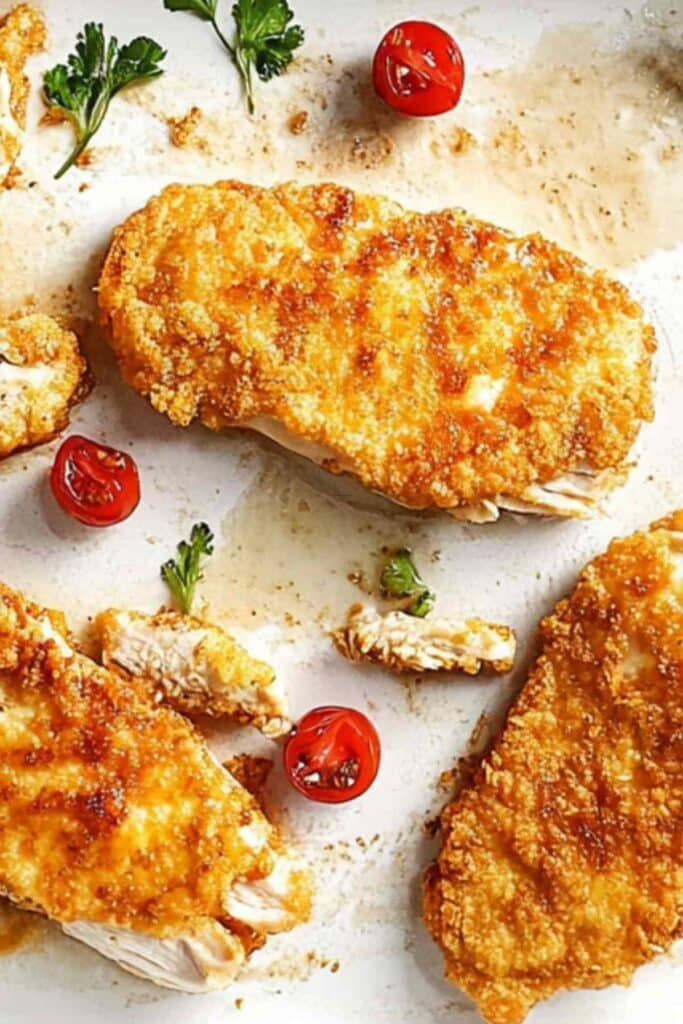 Baked Chicken Schnitzel