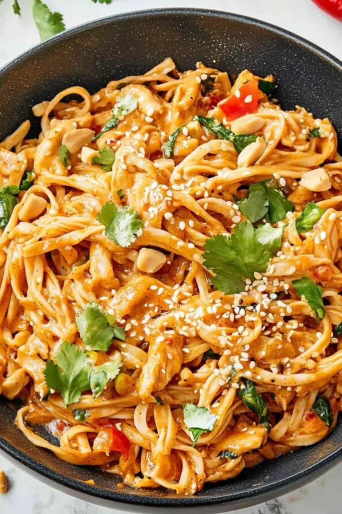Easy Spicy Peanut Noodles