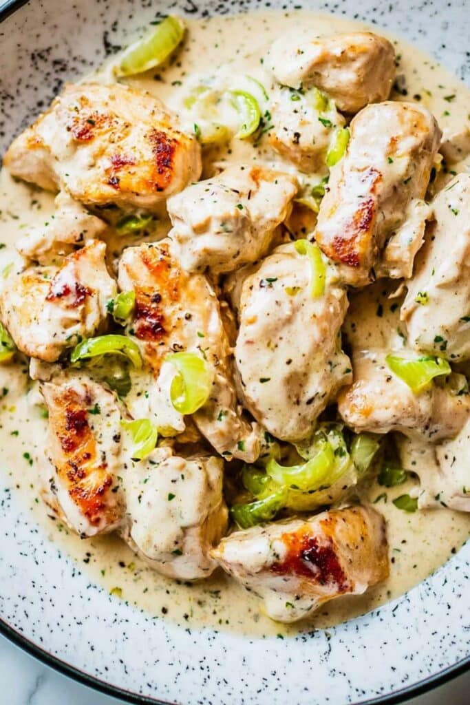 Creamy Pepperoncini Chicken Skillet