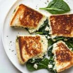 Spinach and Feta Grilled Cheese