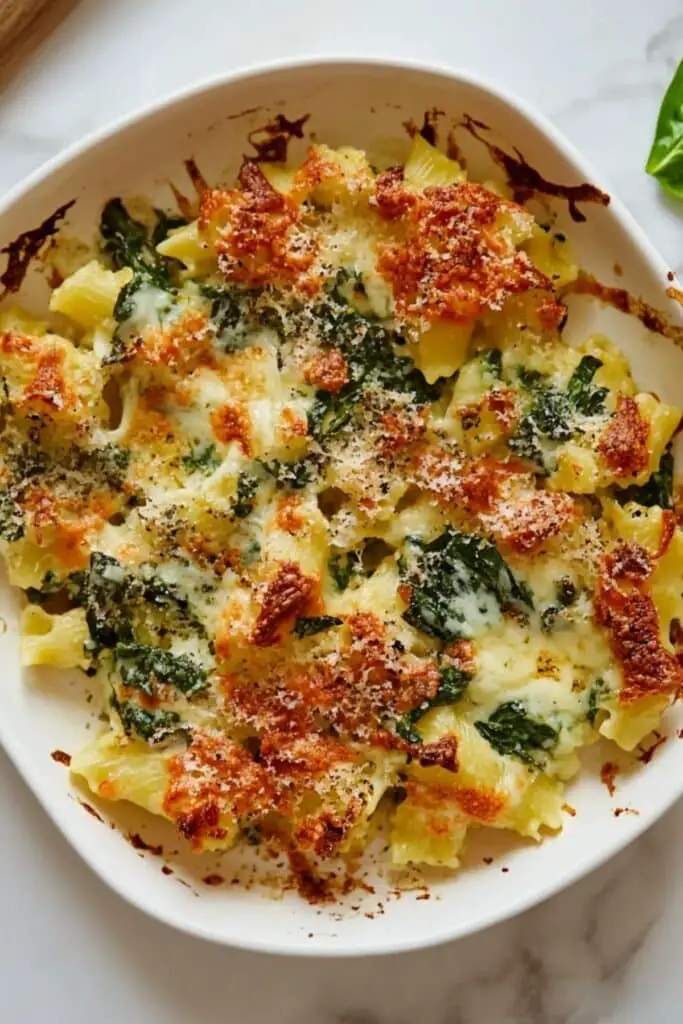 Spinach and Cheese Pasta Bake 4 Spinach and Cheese Pasta Bake