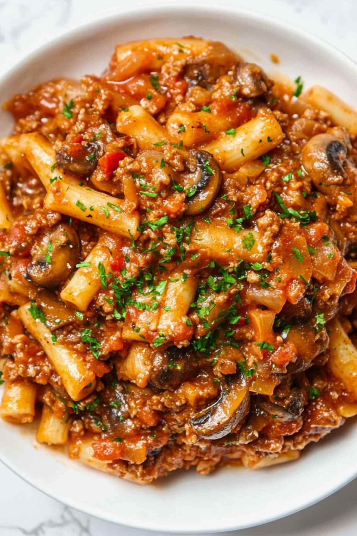 Mushroom Bolognese