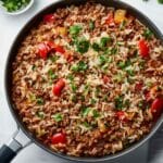 Ground Beef and Rice Skillet