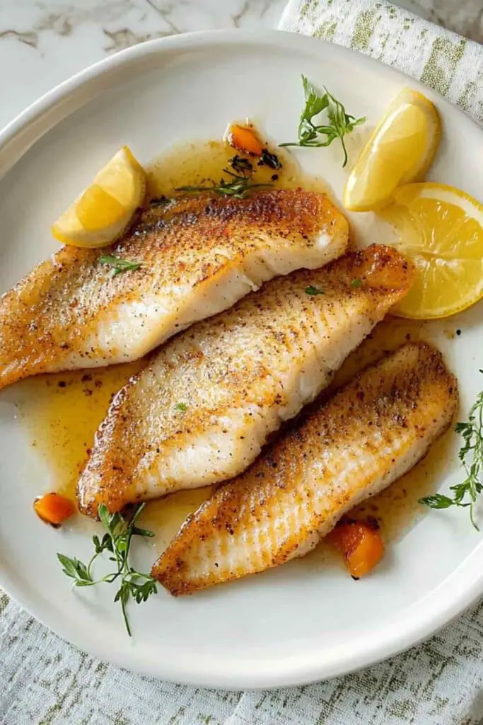 Pan-Seared Tilapia 4 Pan-Seared Tilapia