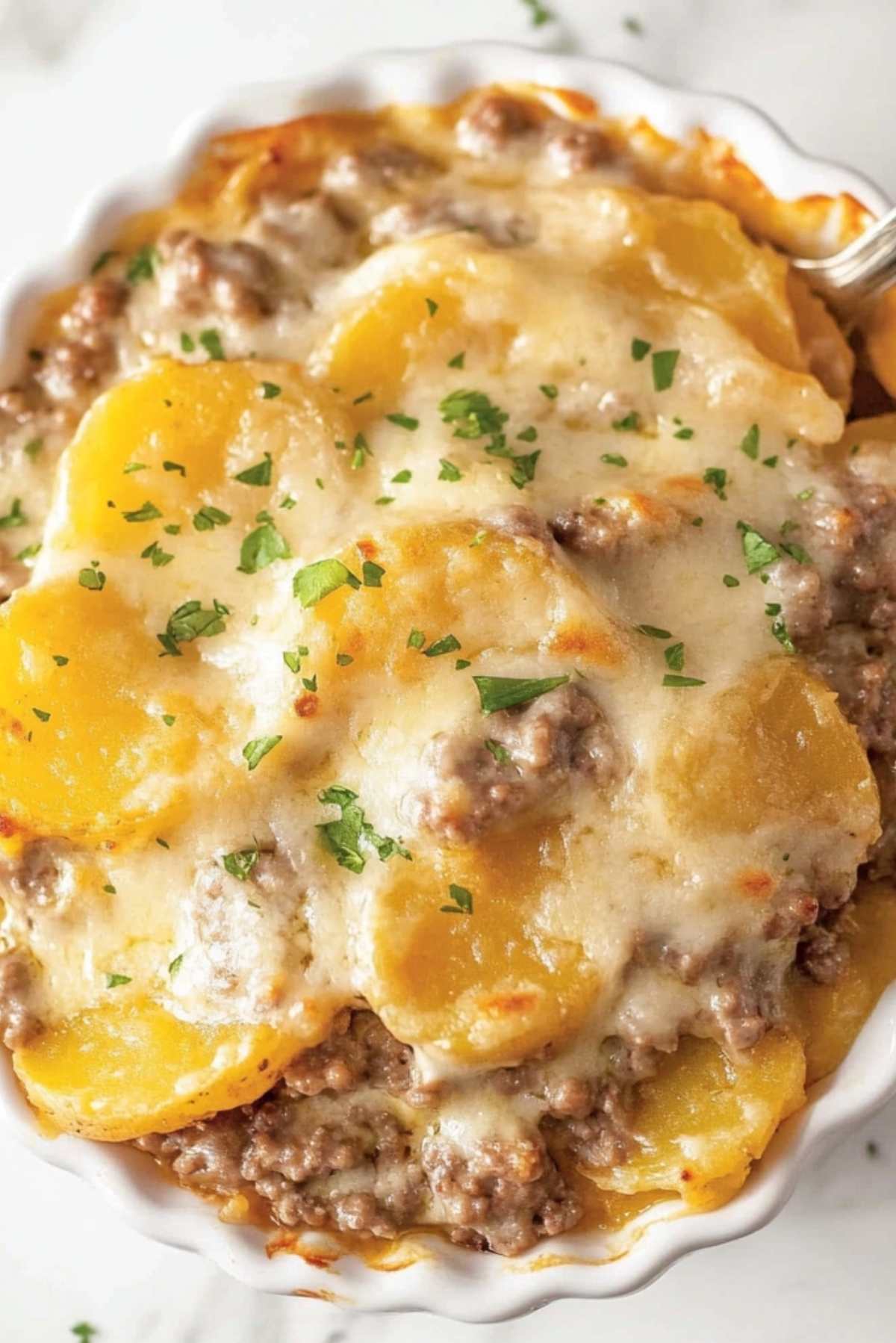 Hamburger Potato Casserole
