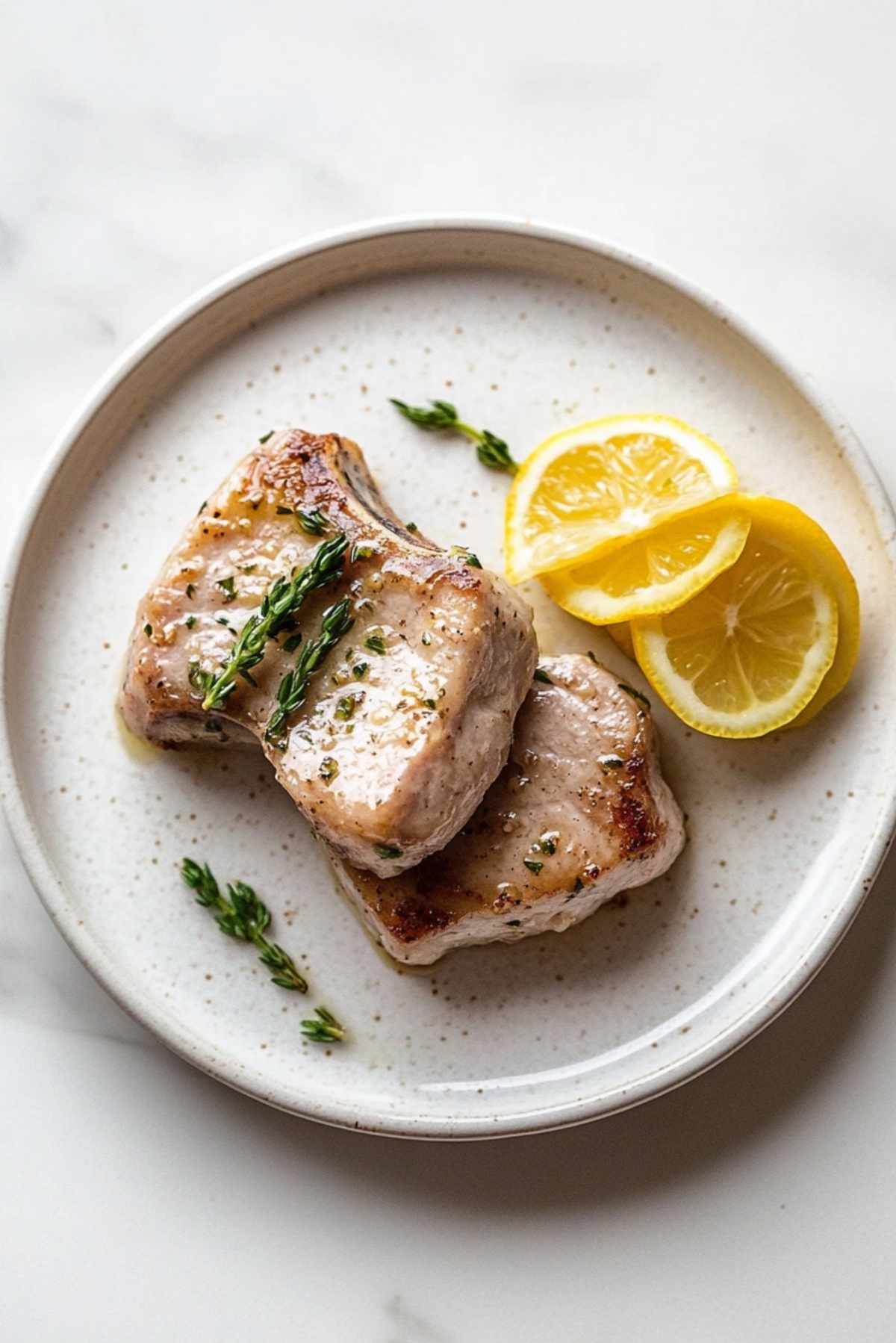 Lemon Butter Pork Chops