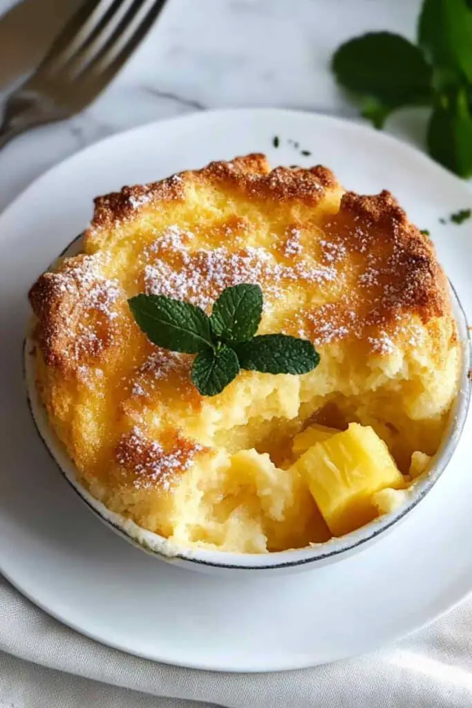 Scalloped Pineapple Souffle 4 Scalloped Pineapple Souffle