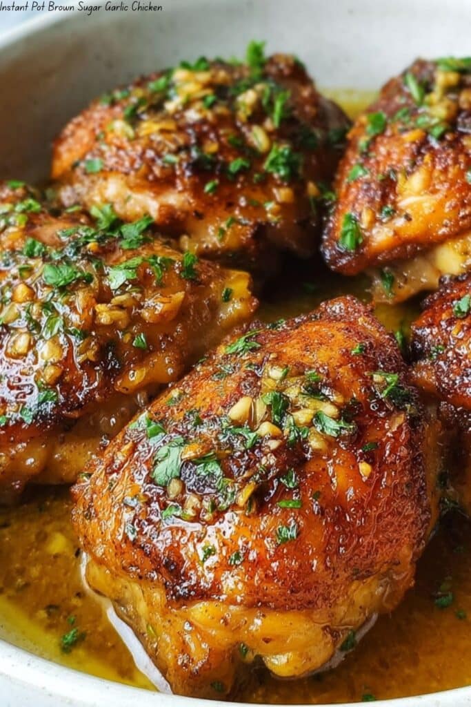 Instant Pot Brown Sugar Garlic Chicken 4 Instant Pot Brown Sugar Garlic Chicken