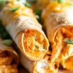 Gluten Free Buffalo Chicken Taquitos