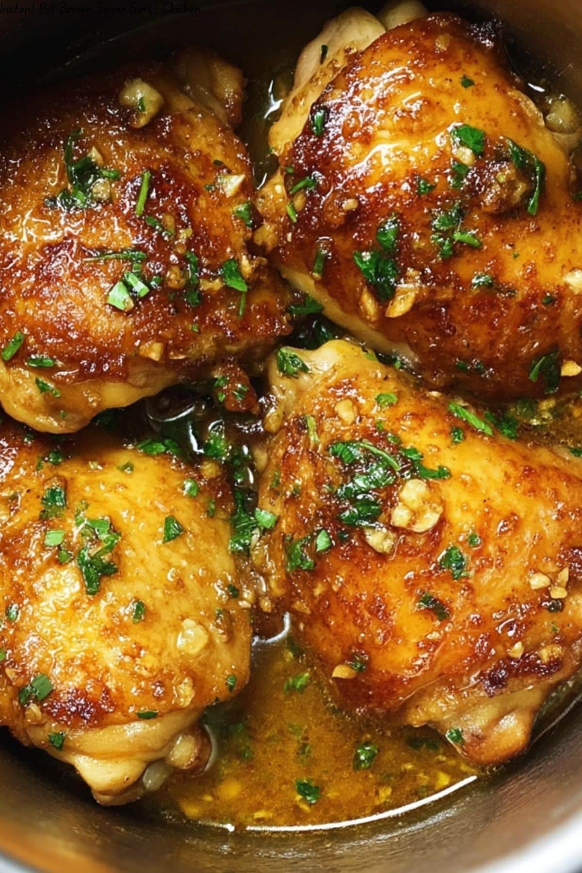 Instant Pot Brown Sugar Garlic Chicken
