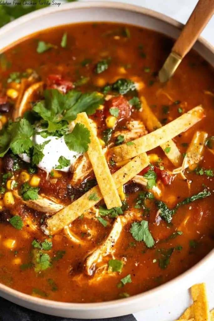 Gluten Free Chicken Tortilla Soup 4 Gluten Free Chicken Tortilla Soup