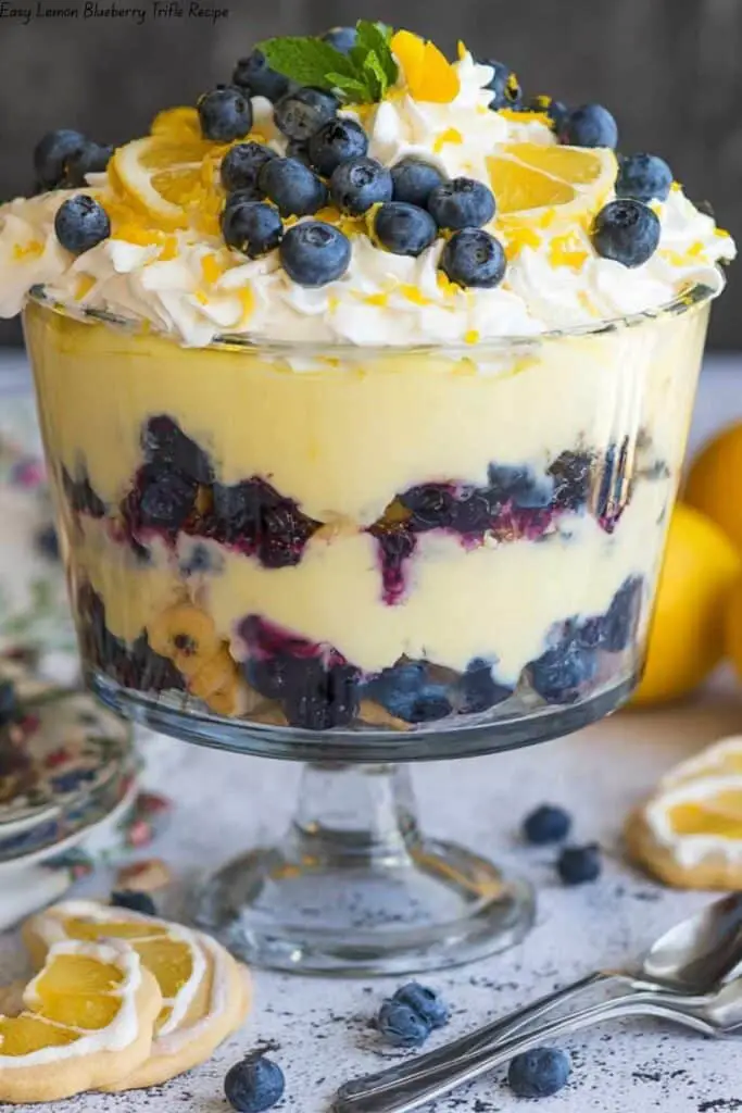 Easy Lemon Blueberry Trifle Recipe 4 Easy Lemon Blueberry Trifle Recipe