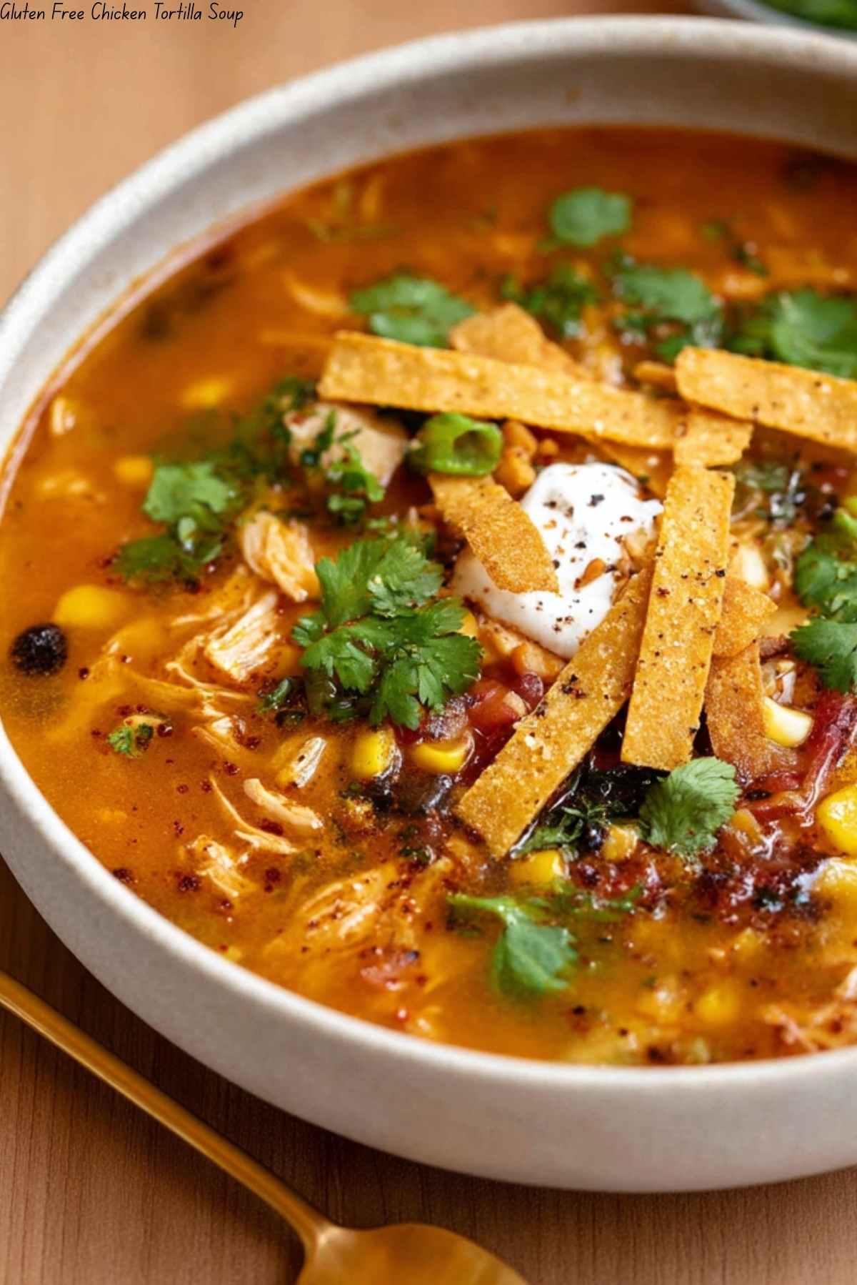 Gluten Free Chicken Tortilla Soup