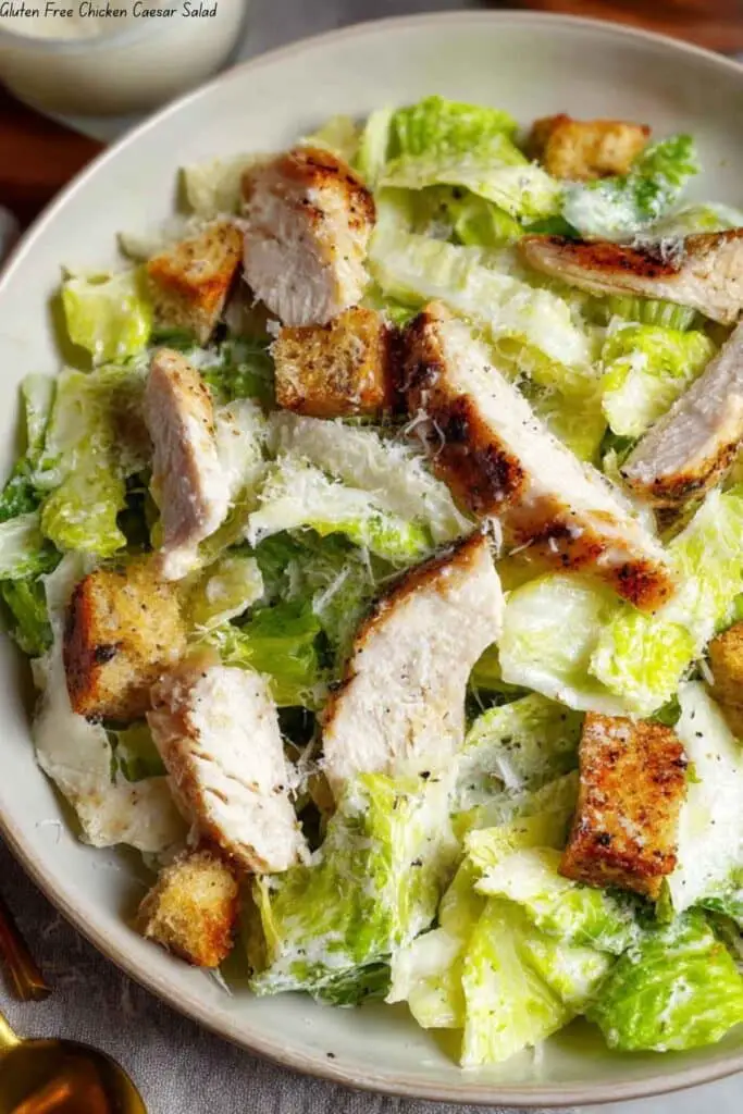 Gluten Free Chicken Caesar Salad 4 Gluten Free Chicken Caesar Salad