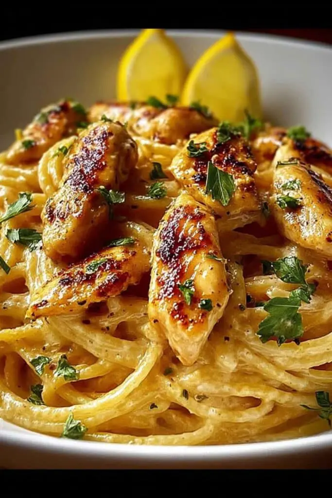 Creamy Chicken Linguine 4 Creamy Chicken Linguine