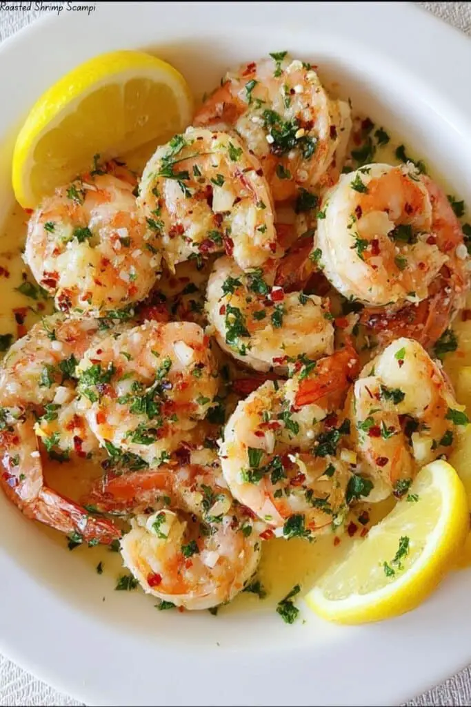 Roasted Shrimp Scampi 4 Roasted Shrimp Scampi