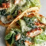 Smash Chicken Caesar Tacos