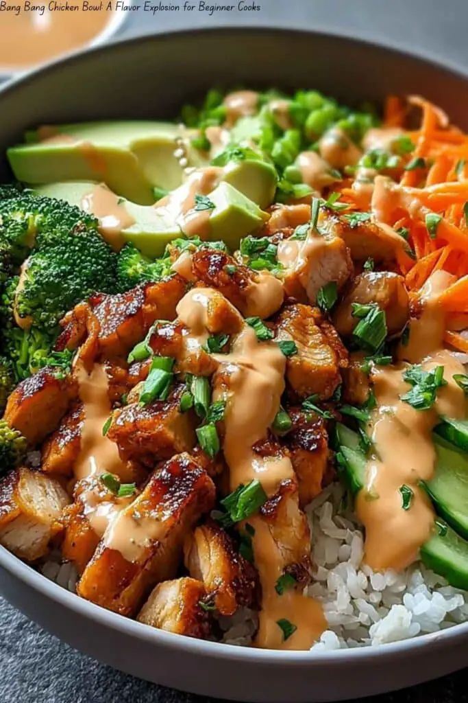 Bang Bang Chicken Bowl: A Flavor Explosion for Beginner Cooks 4 Bang Bang Chicken Bowl: A Flavor Explosion for Beginner Cooks