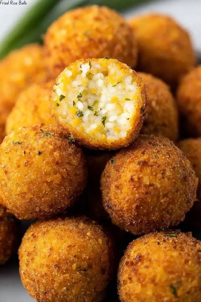 Fried Rice Balls 4 Fried Rice Balls