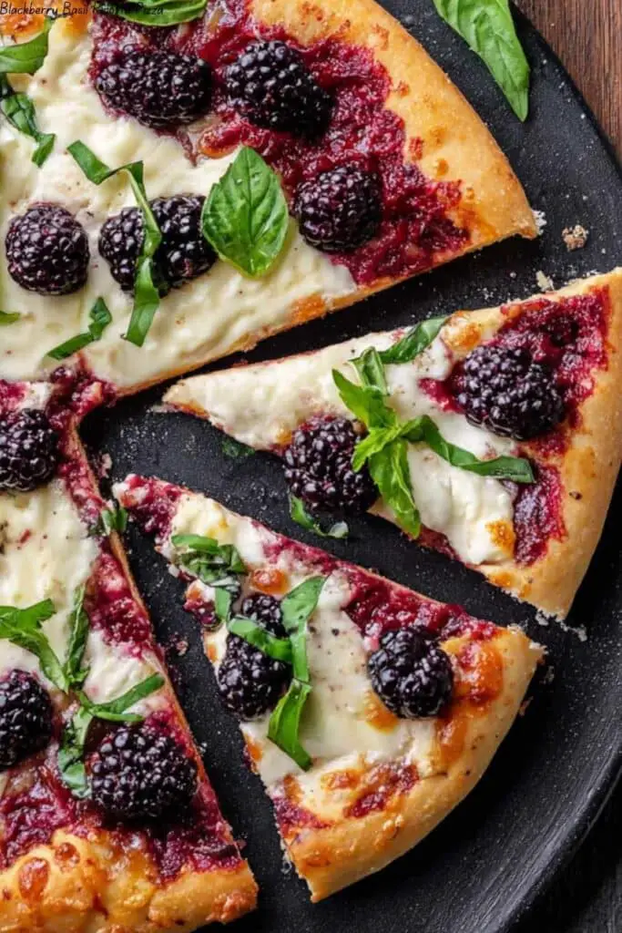 Blackberry Basil Ricotta Pizza 4 Blackberry Basil Ricotta Pizza