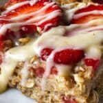 Strawberry Cheesecake Baked Oatmeal Recipe