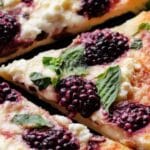 Blackberry Basil Ricotta Pizza