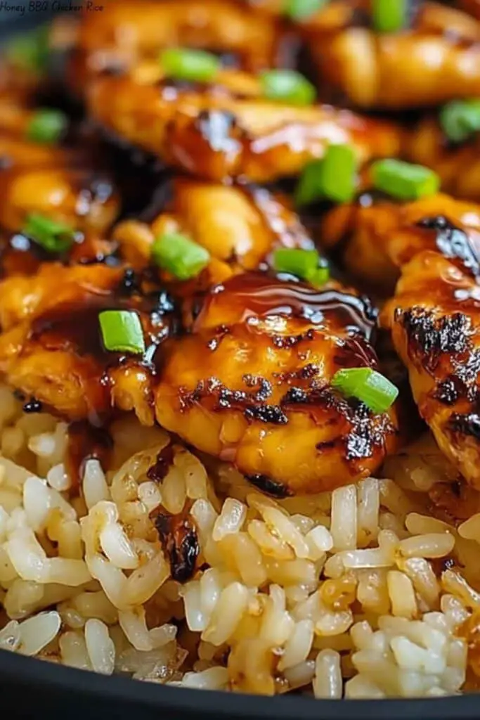 Honey BBQ Chicken Rice 4 Honey BBQ Chicken Rice